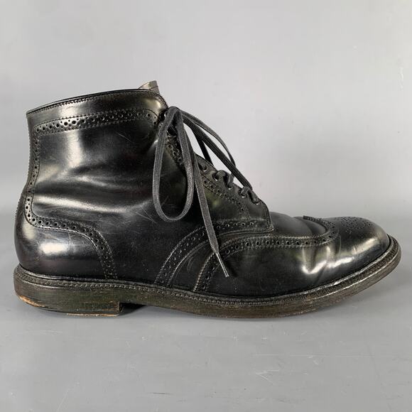 Alden 4465H 12 Black Shell Cordovan Wingtip Boots main image 7